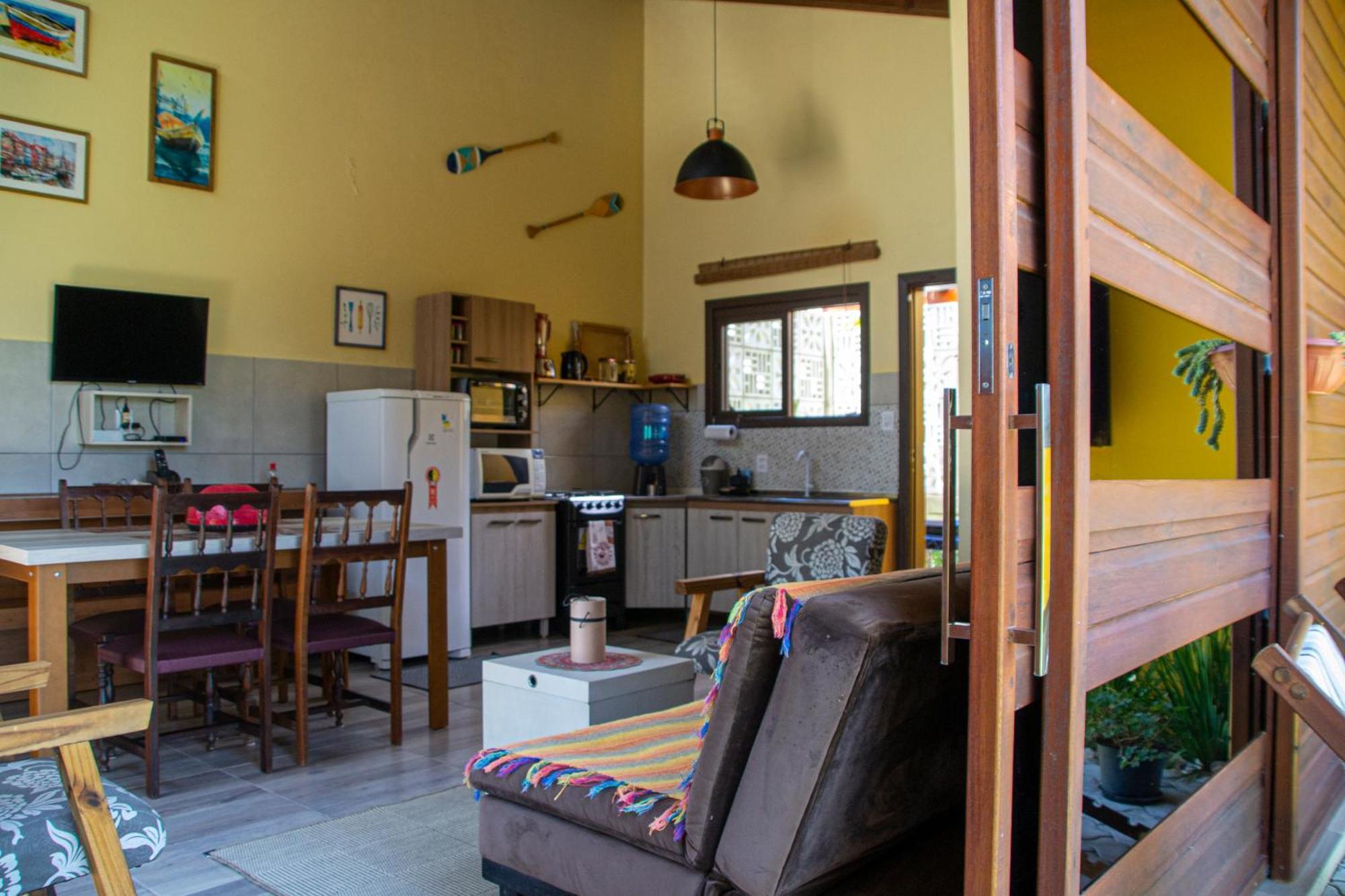 A Casa Amarela - Conforto E Tranquilidade Proximo Ao Mar Balneario Gaivota エクステリア 写真