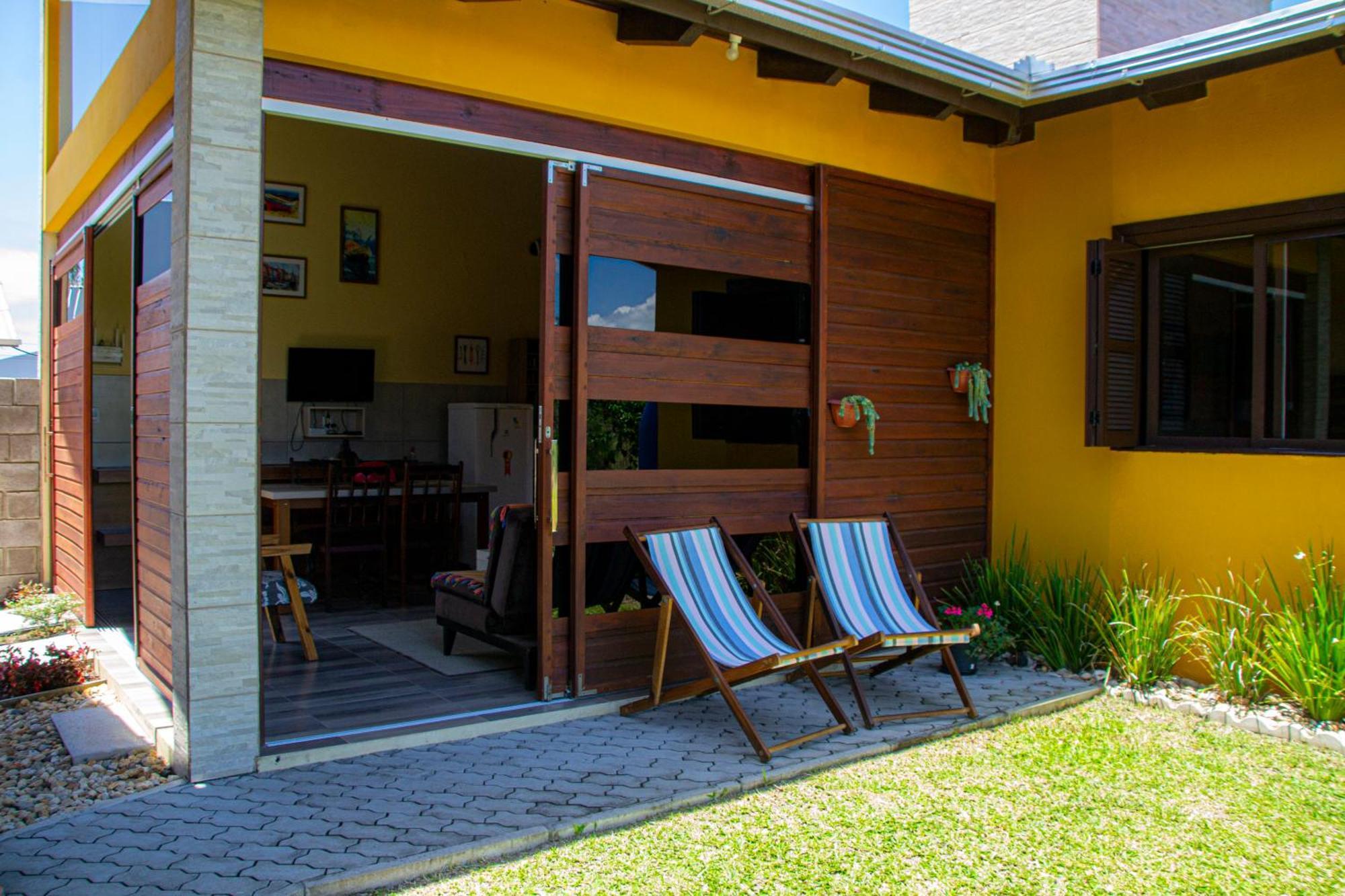 A Casa Amarela - Conforto E Tranquilidade Proximo Ao Mar Balneario Gaivota エクステリア 写真